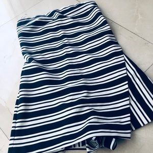 Strapless Striped Romper